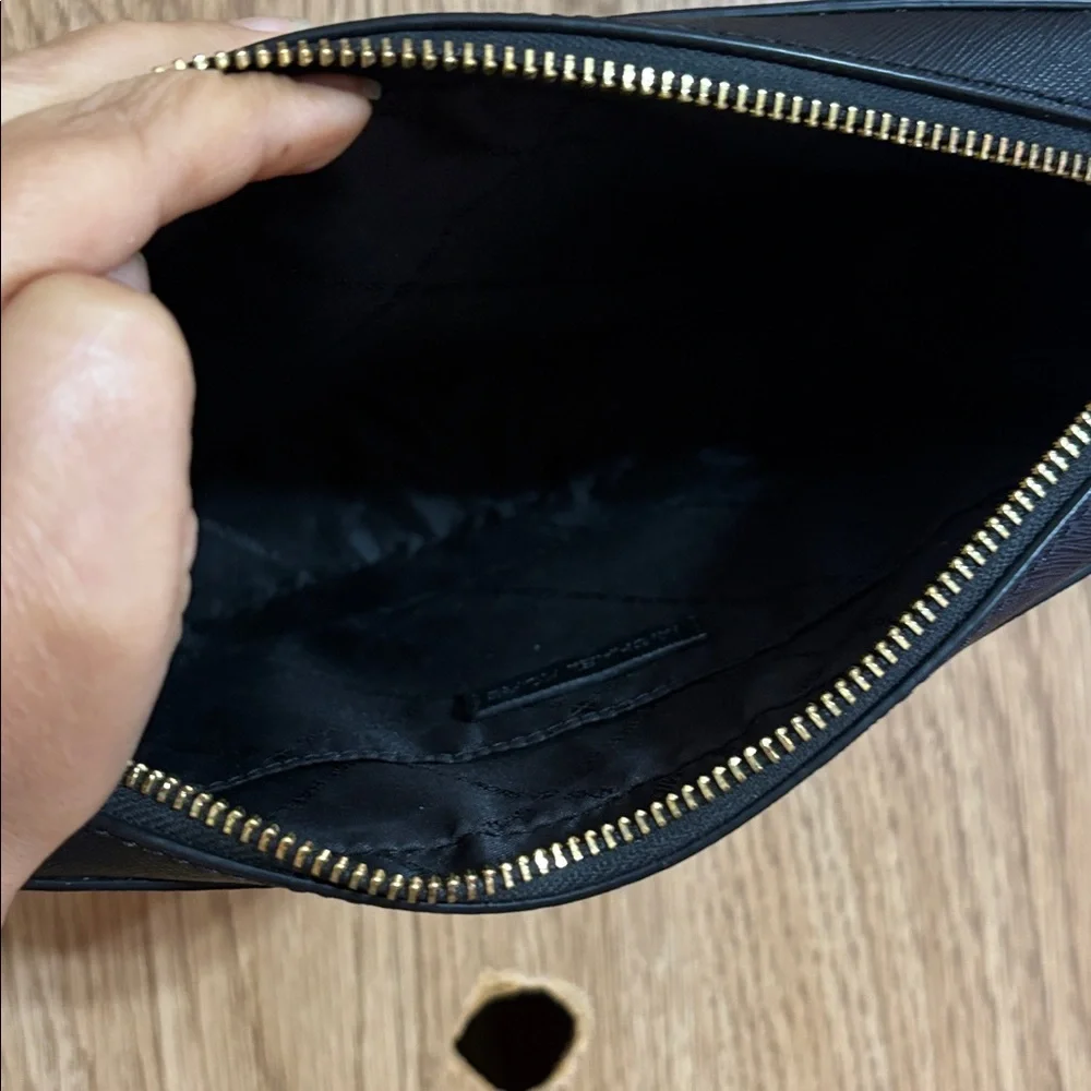 Michael Kors Black and Gold Crossbody Bag